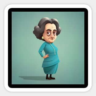 Indira Gandhi Sticker